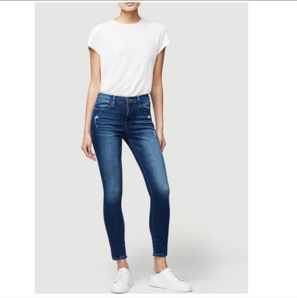 FRAME Denim /Le High Skinny/Bustle/ Jeans,size 28